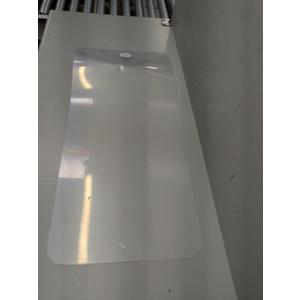 Clear Hard Plastic, 36" x 16", 2 Pcs