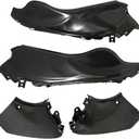 Carbon Fiber Look Frame Front Side Cover Infill Panel Trims Fairing Cowl Compatible with Suzuki GSXR1300 Hayabusa 2008-2020, RTF34F, Black