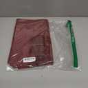 OTOSTAR Pack of 2 Throw Pillow Covers 16x24 Inch Linen Wine Red Pillowcases Farmhouse Decorative Solid Pillow Covers 40x60 cm Lumbar Cushion Case for Home Decor Sofa Couch Bed (Wine Red)