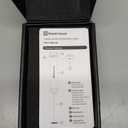 Maestri House Rechargeable Milk Frother with Stand, LunaFro Handheld Electric Foam Maker Waterproof Detachable Stainless Steel Whisk Drink Mixer Foamer for Lattes, Cappuccino