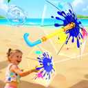 2 Pack Water Gun Squirt Toys for Kids Adults, Umbrella Shape Water Blaster Up to 40ft Range, Water Squirter for Age 3-12 Boys Girls, Summer Outdoor Toys for Pool Beach Backyard Water Fighting Games