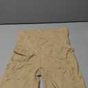 MELERIO Women's Slip Shorts, Comfortable Boyshorts Panties, Anti-chafing Spandex Shorts for Under Dress (Beige, 12-14)