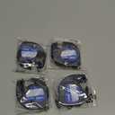 Compatible with DYMO LetraTag Label Maker Refill 91331 White Plastic Tape 12mm x 4m (1/2" x 13') for Labeler Letra Tag 200B LT 100H 100T Plus, 5-Pack Label KINGDOM Label (Black on White)