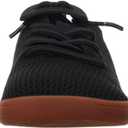 WHITIN Toddler/Little Kid Wide Barefoot Shoes | Slip on Zero Drop Minimalist Sneakers for Boys Girls | Adjustable No-Tie Lacing Design (Black)