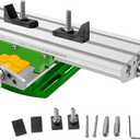 Mini Milling Machine Worktable 13 Inch Compound Slide Table Multifunction Drilling Press Working Table for Bench Drill Adjustme X-Y (B)