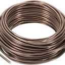 PATIKIL 3mm x 41ft Bonsai Training Wire,Floral Wire Stems Anodized Aluminum Tree Wire for Gardening Branch Fixing,Brown