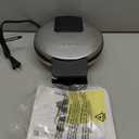 Cuisinart Waffle Maker, 1250W Round Classic Waffle Iron, 5-Setting Adjustable Browning Control, WMR-CANAS, Brushed Stainless