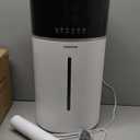 Yokekon Cool and Warm Mist Humidifier Large Room, 4.76Gal/18L Humidifiers for Home 2500 sq ft, Air Humidifiers for Bedroom with Diffuser&Extended Tube, Whole House Humidifiers for Nursery Baby Plants (White)