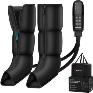 Nekteck Leg Massager for Circulation and Pain Relief, Air Compression Boots Helpful for Leg Swelling, Edema RLS with 6 Modes & 6 Intensities, Relaxation Gifts for Mom Men Women Dad Birthday