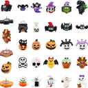 SUPERFINDINGS 25 Styles Halloween Theme Iron Push Pins Halloween Push Pins Pumpkin Bat Ghost Skull Ghost Decorative Push Pins for Creative Cork Board Photos Wall Maps Layout Halloween Supplies