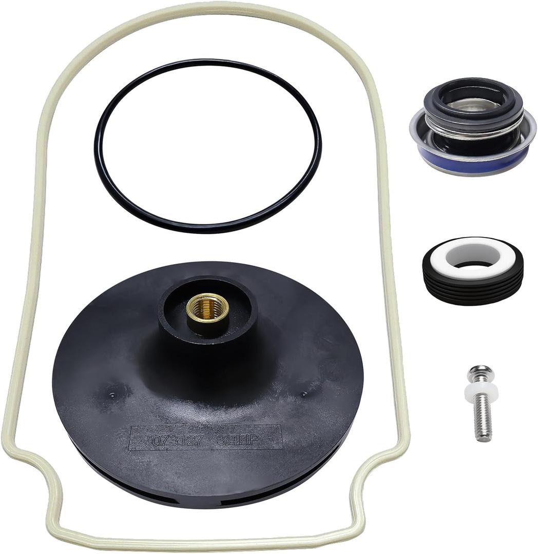 073127 Impeller Replacement Kit Fits for Pentair Whisperflo 075713 071444 PS-1000 357102 071652 Pool and Spa Pump Impeller Replacement 073127 Kit