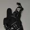 rabbitgoo Dog Harness No Pull with 2 Leash Clips, Adjustable Soft Padded, Reflective Oxford No Choke Pet Vest with Easy Control Handle for Large Dogs, Black, Large