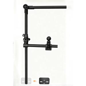 Strg Transducer Bracket with Fish Finder Mount for Kayak/Boat, Livescope Fish Finder Transducer Mount for Garmin/Lowrance, Compatible with RAM Mounts C Size/1.5'' Double Socket Arm (Long)