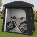 Outdoor Storage Shed Tent, Oversized Bike Storage Tent for 2-3 Bikes, 200X100X190CM Portable Foldable Garage/Garden Storage Tent, Waterproof Anti-uv Outdoor Bicycle Cover