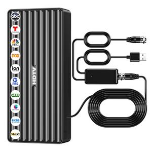 TV Antenna for HD Smart TV Indoor,1000+ Miles Range Digital Outdoor TV Antenna for Free Local Channels, Supports 8K/4K/1080P,33ft Coax Cable