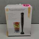 Toastmaster Immersion Hand Blender Mixer Black with 700ml Blending Cup 100W