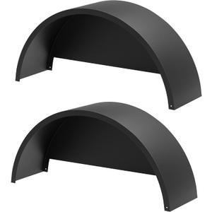 2 Pack Single Axle Trailer Fenders with Fenders Backs