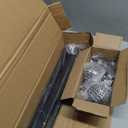 Black Curtain Rods for Windows 48 to 84 Inch,1'' Diameter Drapery Rods with Leaf Pattern Finials,Decorative Adjustable Heavy Duty Curtain Rods Set,36-88''