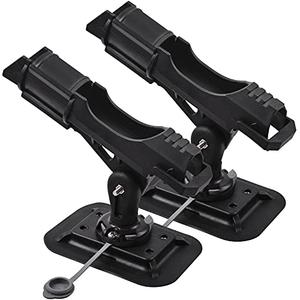Fishing Rod Holders for Boat Adjustable Fishing Pole Holder with Large Clamp Folding Rod Racks Holder (2pcs 70 Rod Holder)