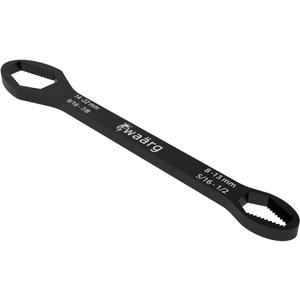 WARG - Universal Wrench - 9/16 to 1/2 in (8 to 22 mm) 10.5 in (26.5 cm) - Black Oxide