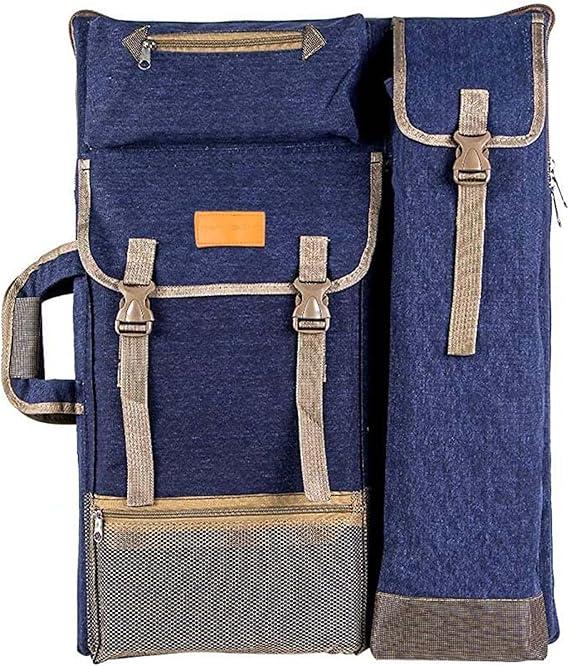 TRANSON Art Portfolio Case Artist Backpack Canvas Bag Large 26” x 19.5”