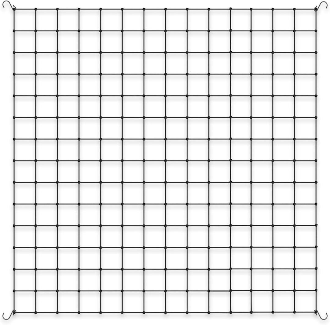 AC Infinity Grow Tent Trellis Netting 5x5', Heavy-Duty Elastic Plant Net with Steel Hooks, Flexible Hydroponics Support for Grow Tents, Gardening, and Horticulture