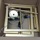 6-Light Gold Chandelier for Dining Room,22in Modern Farmhouse Pendant Light,Geometric Industrial Metal Hanging Light Fixture for Kitchen Island Entryway Foyer Living Room Bedroom