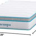Linenspa 10 Inch Memory Foam and Spring Hybrid Mattress - Medium Feel - Bed in a Box - Quality Comfort and Adaptive Support - Breathable - Cooling - Perfect for a Guest Bedroom - Twin XL Size