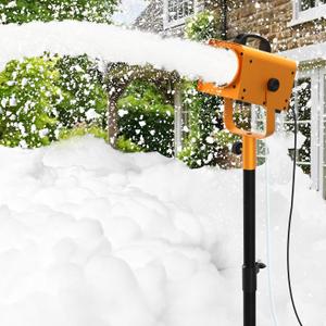1000W Foam Machine for Party, Foam Party Machine 24m Spray Distance, AC110V Foam Machine with Water Pump, 4-Position Adjustable Tripod Stand, Outdoor Foam Party for Kids Backyard Birthday