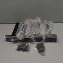 12 Pack - 10 inch Black Hidden L Shelf Bracket (1/5 Inch Thick) Iron Floating Shelf Brackets Rustic Industrial Metal Brackets for Shelf Support