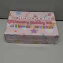 Mio Angle Clay Beads 24 Colors Bracelet Making Kit, Round Letter Beads with Charm and Elastic Strings, Friendship Bracelets Holiday Gifts for Girls Adults