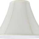Aspen Creative 30019B Transitional Bell Shape Spider Construction Lamp Shade in Off White, 16" Wide (6" x 16" x 12")