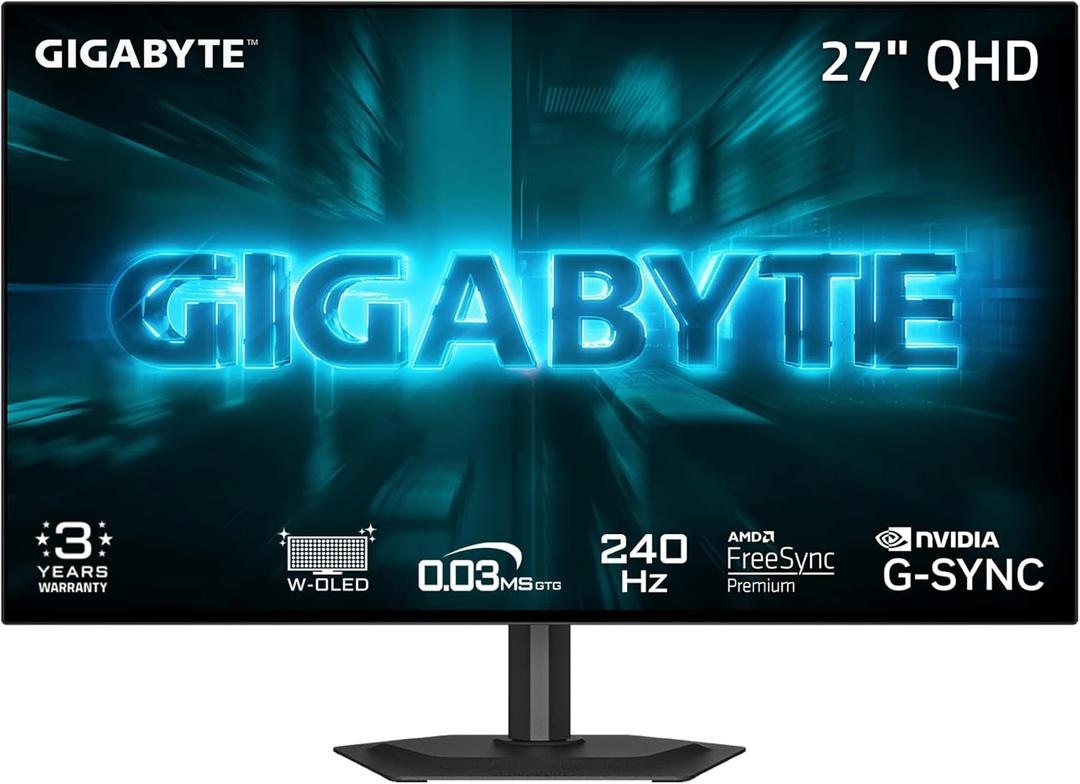GIGABYTE GO27Q24G 27" W-OLED 240Hz QHD Gaming Monitor
