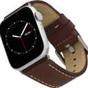 WITHit Replacement Band Compatible with Apple Watch (Brown - Leather, 42 & 44mm)