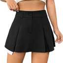 WDIRARA Women's Skirt Black L