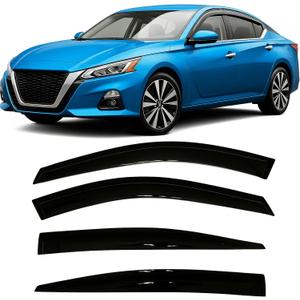 2019-2025 Tape-On Rain Guards for Nissan Altima Side Window Visor Deflectors Extra Thick Vent Shades S SR SV SL L34 2019 2020 2021 2022 2023 2024