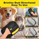 2 x Pet Hair Removal Gloves for Cats & Dogs, Reusable Electrostatic Grooming Gloves, Efficient Quick Hair Remover for Couch, Car Seat, Furniture, Carpet & Bedding (2 Pcs)