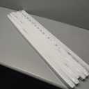 6PCS Temporary Light Filtering Paper Shades for Windows,Pleated Window Shades Fabric Shade Self Adhesive Paper Blinds No Drill Easy to Cut and Install for Home Office Bedroom 36 x 72White