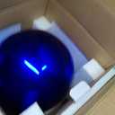 Alpine Corporation | 10" Indoor/Outdoor Glass Gazing Globe Festive Garden & Yard Dcor Accent Blue