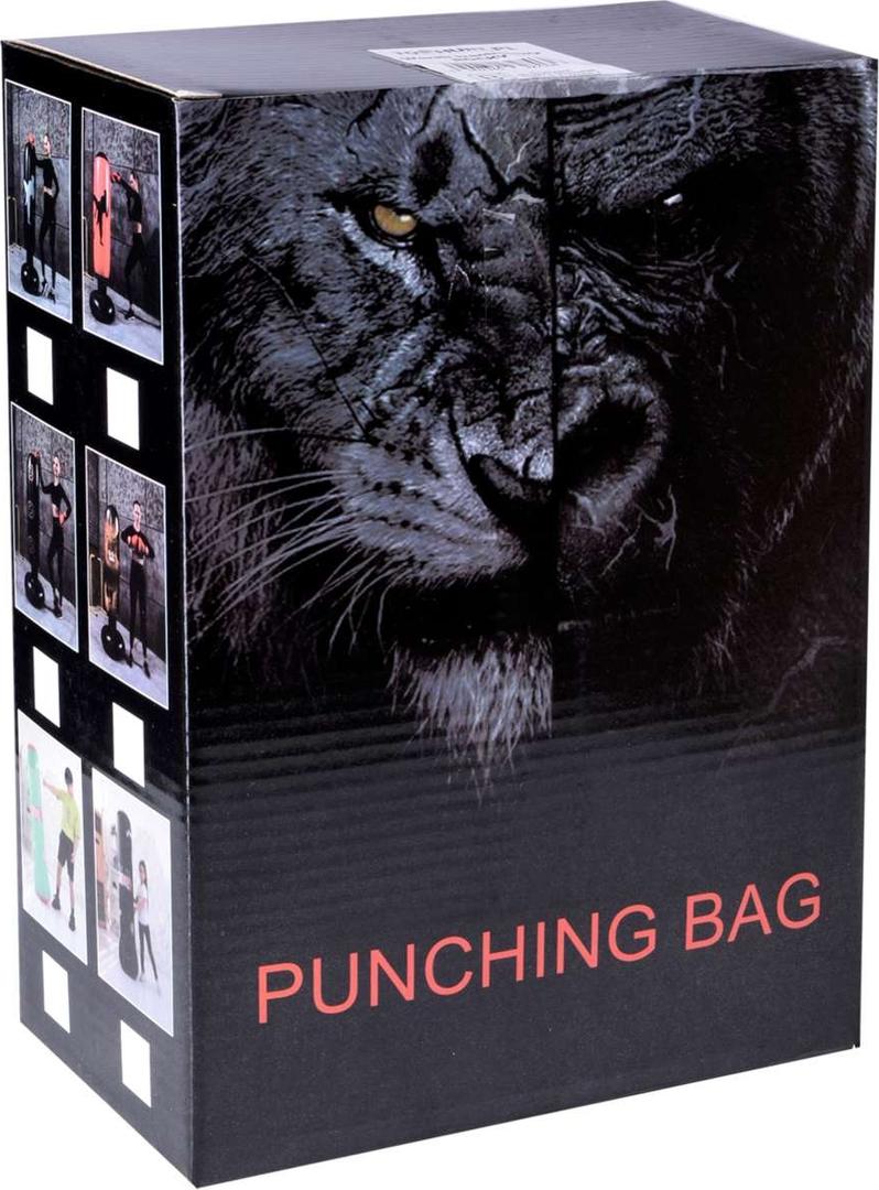 WITHSTAR Heavy Punching Bag with Stand Kids Teens, 63" Freestanding Punching Bag with Electric Air Pump,Standing Inflatable Boxing Bag(Black)