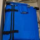 LET'S CAMP Folding Stadium Seat Bleacher Chair with Cup Holder, Mesh Bag and Hide Hooks, Portable Stadium Chair with Back and Cushion
