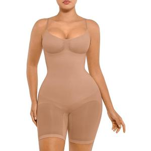 FeelinGirl Shapewear Bodysuit Tummy Control Seamless Sculpting Hip Enhancer Body Shaper for Women 3 Xl