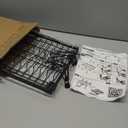 Retractable Sink Dish Rack, Draining Rack Black Wire Shelf, HC-SW02