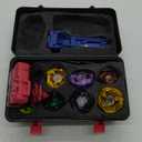 X Battling Set, 12 Spinning Tops, 3 Launchers and 1 Grip with Storage Box, Kids Toys Birthday Gift Ideal for 6+ Years Old Boys