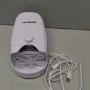 Bubble Machine Durable Automatic Bubble Blower, 18000+ Big Bubbles Per Minute Bubbles for Kids Toddlers Bubble Maker Operated by Plugin or Batteries Bubble Toys for Indoor Outdoor Birthday Party (White)