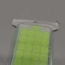 ZZGX Upgrade 2PCS Silicone Suction Cup Phone Case Mount Holder, Phone Accessory Holder Non Slip Phone Suction Cup Mat for Mirror Bathroom Home Kitchen (Green, Double Sided)