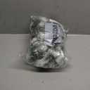 RECUTMS RECUTMS Artificial Christmas Pine Garland - 6.4ft Frosted Cypress Realistic Pine Decoration for Indoor Home Xmas Table Centerpiece Decor(White) (TT without LED Lights)