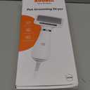 2-in-1 Dog Hair Dryer with Slicker Brush for Small-Sized Dogs and Cats | Pet Hair Dryer | Dog Blow Dryer | 300 Watts, 75-85 dB, Adjustable Temperature, Overheat Protection