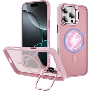 ADDIT Case for iPhone 16 Pro - Magnetic Case - Fits MagSafe - Military-Grade 10FT Drop Resistant - Matte Skin Feeling - Sand Powder
