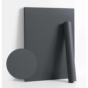 Dimoon 236''x17.7'' Grey Peel and Stick Wallpaper Contact Paper Modern Self Adhesive Wall Paper Removable Renter Friendly Textured Solid Color Shelf Cabinet Vinyl Roll (236''x17.7'',Dark Grey)